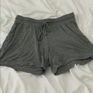 Gray Target flowy pajama shorts